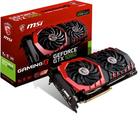 Msi Geforce Gtx 1080 Gaming X 8g Sea Hawk Armor And Aero