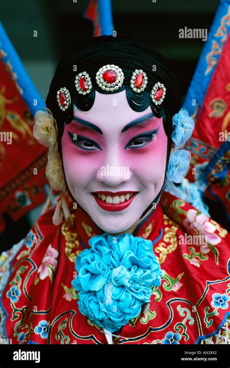 Chinese Opera Beijing Opera Actor Dressed In Costume Portrait
