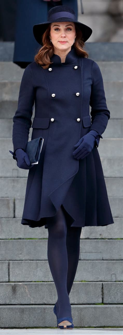Dec 2017 Kate Middleton Wearing Blue Coats Popsugar Fashion Photo 16