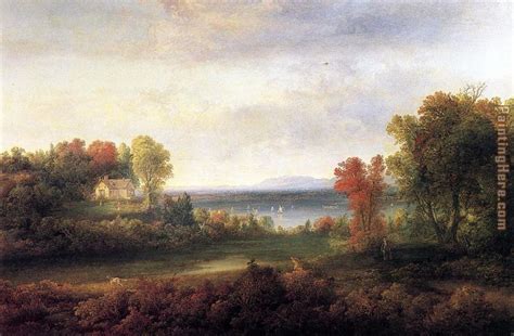 Thomas Doughty Hudson River Landscape Painting Anysize 50 Off Hudson