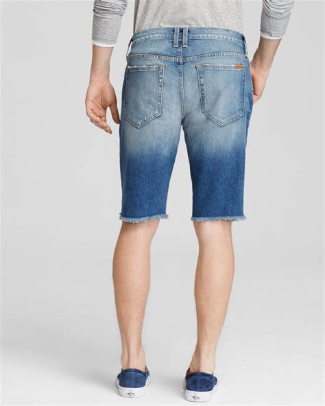 Lyst Joes Jeans Cut Off Jean Shorts In Simo In Blue For Men