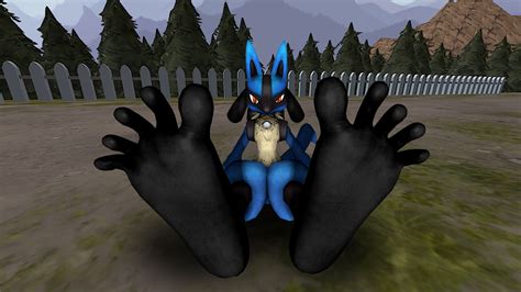 Lucario Toes By Sfmff On DeviantArt