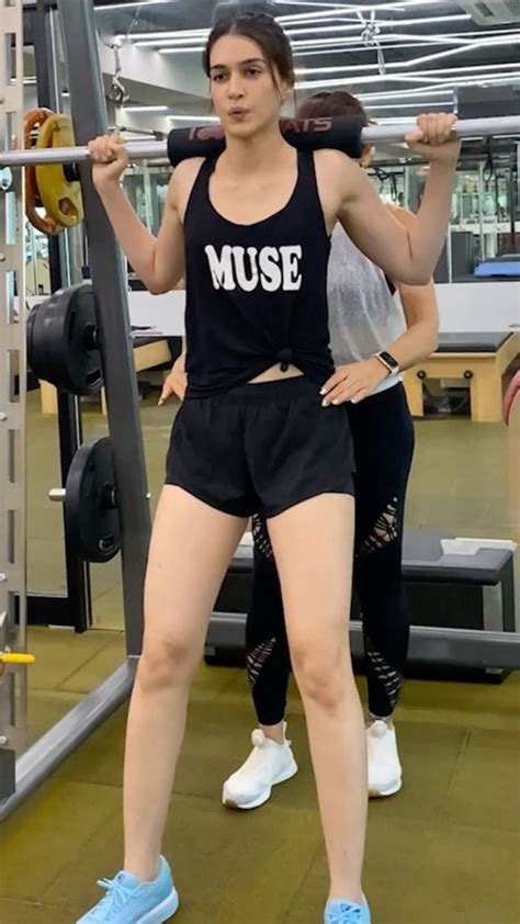 During An Intense Gym Session Kriti Sanon Pushes Her Limits With Kettlebell Squats Heres Why