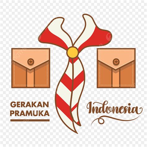 Gambar Gerakan Pramuka Indonesia Day Syal Dan Saku Png Gerakan