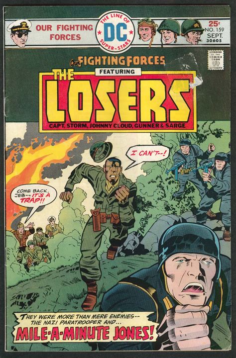 Our Fighting Forces Vol 22 159 Featuring The Losers Dc Comic Book 9 1975