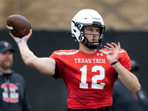 Texas Tech Names Tyler Shough Starting Quarterback