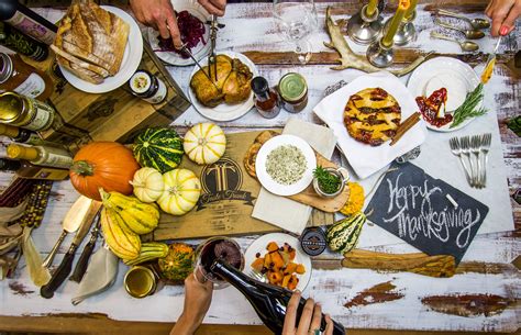 A traditional feast with all the trimmings—for less than $10 a pers. Setting the Thanksgiving dinner table with TasteTrunk ...