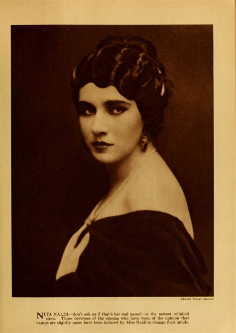 Nita Naldi Photographed By Edward Thayer Monroe C 1921 R