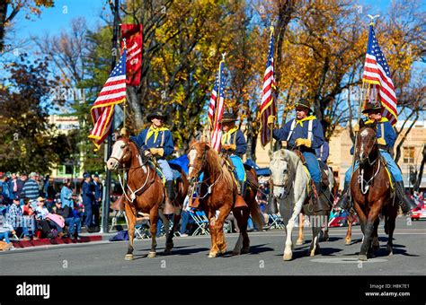 Prescott Az Usa November 10 2016 Colonial Riders In Vintage