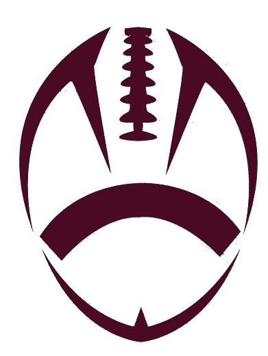 This clipart image is transparent backgroud and png format. Maroon Football Cut | Free Images at Clker.com - vector ...