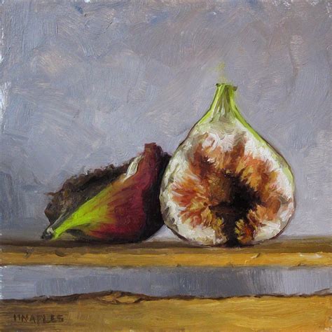 Michael Naples Split Fig Vegetable Painting Art Painting
