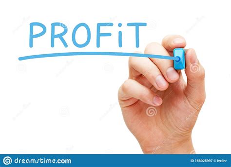 Handwritten Word Profit Business Concept Stock Image Image Of Cash