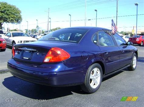 2000 Medium Royal Blue Metallic Ford Taurus Sel 410150 Photo 3