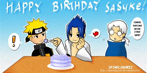 Happy Birthday Sasuke By Spinelquartz On Deviantart