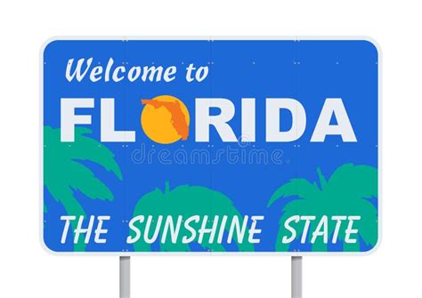 Welcome To Florida Stock Vector Illustration Of Welcome 54365266