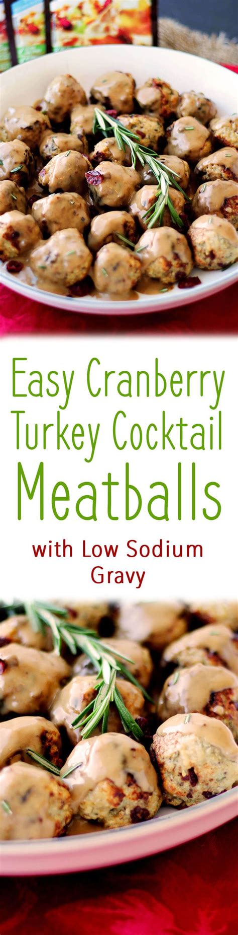 These Cranberry Turkey Cocktail Meatballs Make Perfect Healthy Holiday