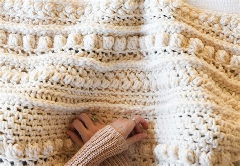 Chunky Sampler Blanket Crochet Pattern Wintertide Throw Mama In A