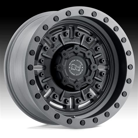 Black Rhino Abrams Gloss Gunblack Custom Truck Wheels Abrams Black