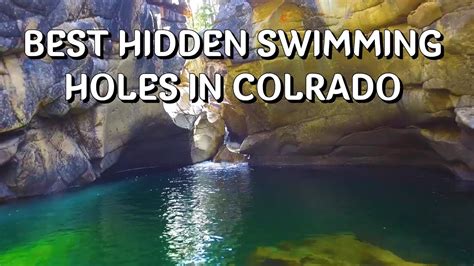 The Best Swimming Holes In Colorado Youtube