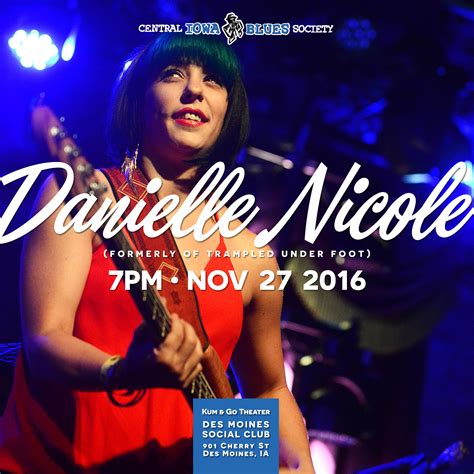 Danielle Nicole Band At Des Moines Social Club On November 27