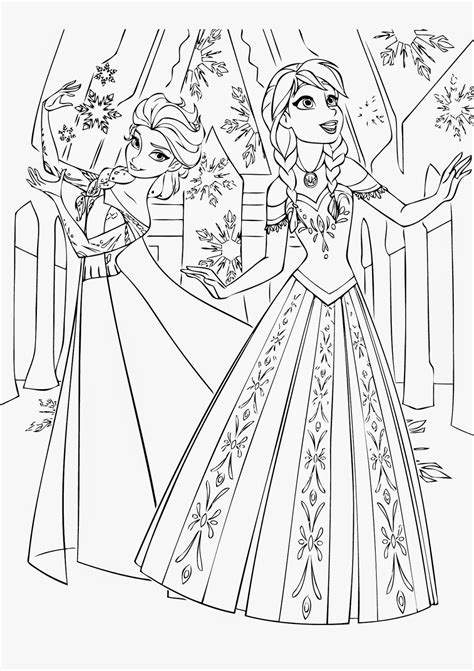 Find 16 Awesome Frozen Coloring Pages to Print ~ Instant Knowledge
