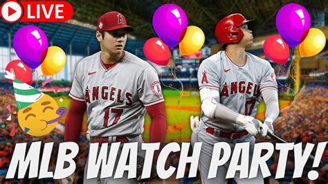 Shohei Ohtani Angels Watch Party Happy Birthday Shohei Youtube