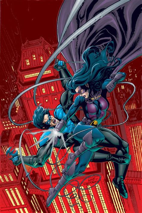 nightwing vs huntress nightwing dc comics characters dc comics art