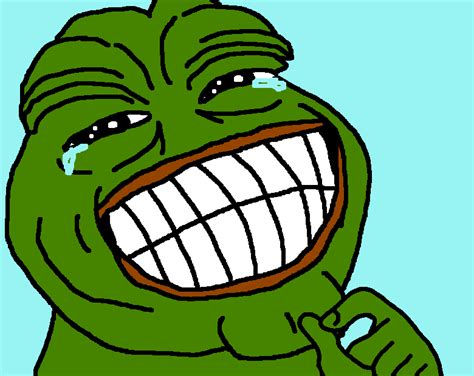 Just A Happy Pepe Big Grin Never Ever Know Your Meme
