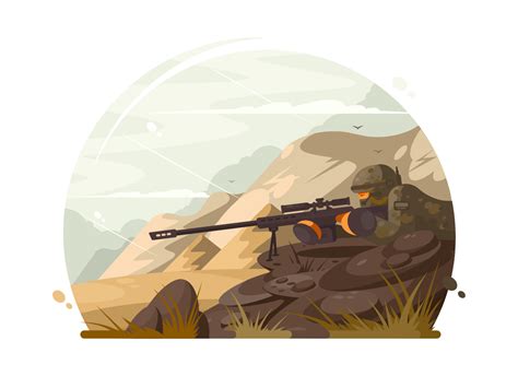 Military Sniper Illustration Kit8