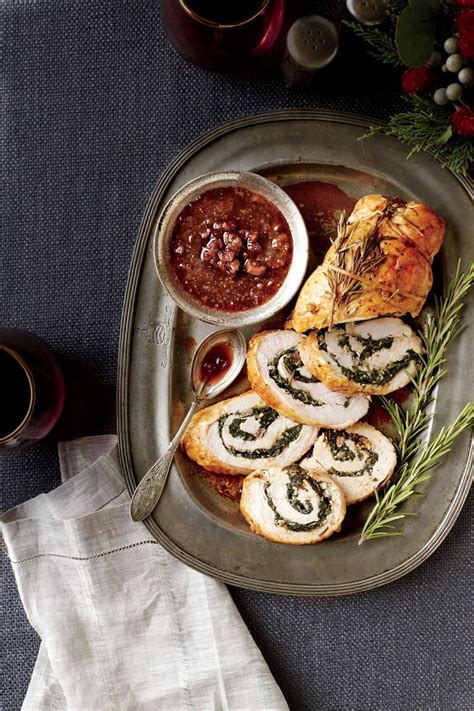 Elegant Holiday Entrée Recipes Turkey Roulade Holiday Entree Recipes