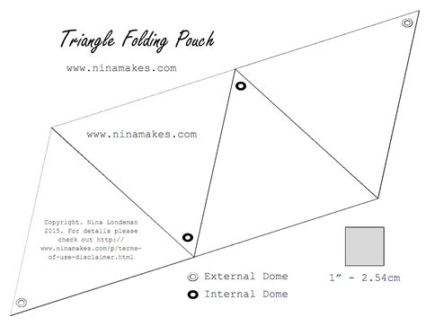 Triangle Folding Pouch Tutorial Diy Tutorial Ideas