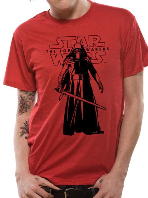 Star Wars The Force Awakens Kylo Ren Standing Stance Official Unisex T