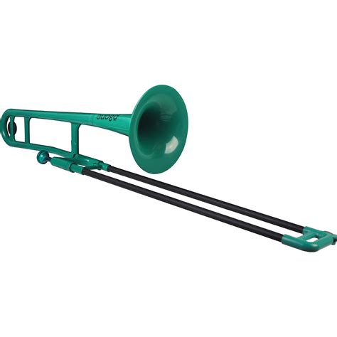 The trombone is a musical instrument in the brass family. Jiggs pBone Plastic Trombone Green | Musician's Friend