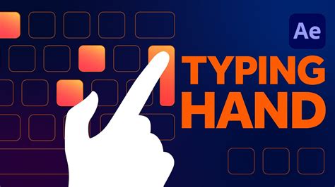 Typing Hand Animation After Effects Tutorial Youtube