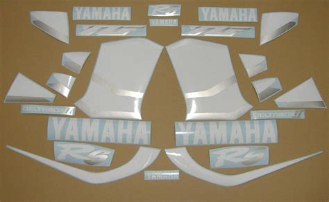 Yamaha Yzf R6 1999 Full Decals Stickers Set Kit Replacement Etsy