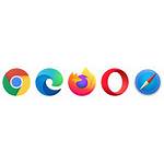 Browser Browsers Logos Desktop Opera Tapatalk Microsoft
