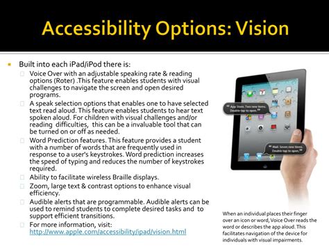Ppt Ipad Accessibility Options Powerpoint Presentation Free Download