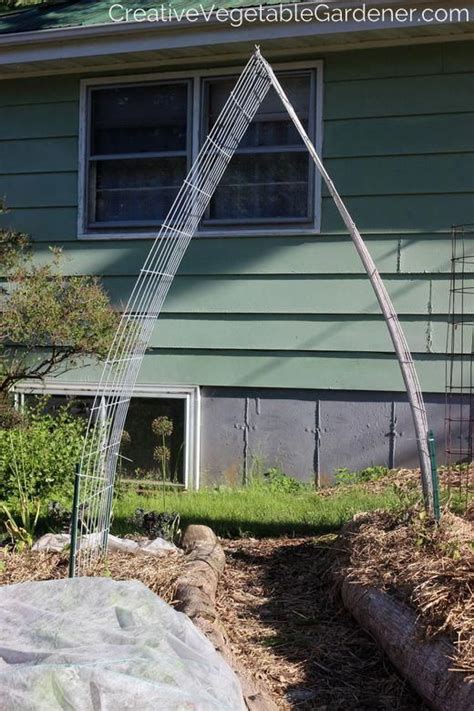 How To Build An Easy And Beautiful Vegetable Trellis Diy Garden
