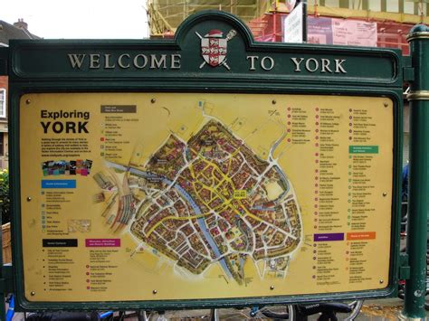 Medieval York England Map