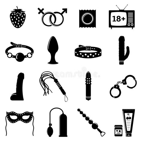 Vector Sex Icons Stock Vector Illustration Of Sexual 115274498