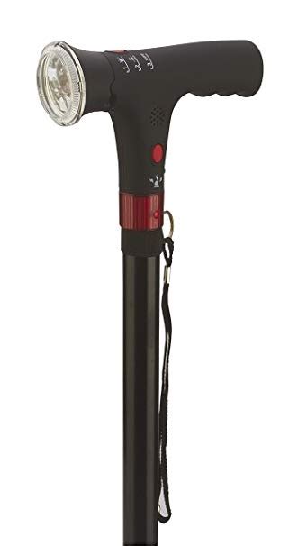 Drive Walking Cane With Alarm And Flashlight Dsl Mobility