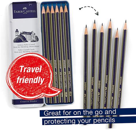 Faber Castell Graphite Sketch Pencil Set 6 Animation Kingdom