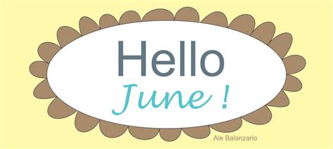 Ale Balanzario Ilustracion Hello June Free Calendar