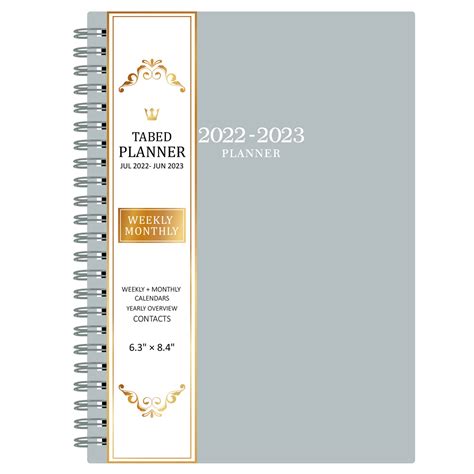 Buy 2022 2023 Planner 2022 2023 Academic Planner With Tabs 63 X 84 July 2022 June 2023