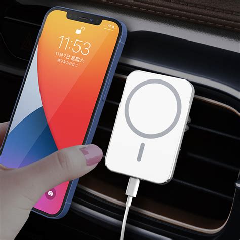 Us 1400 Magsafe Wireless Charger For Iphone 12 Pro Max Car Mount