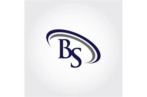 Monogram Bs Logo Design By Vectorseller