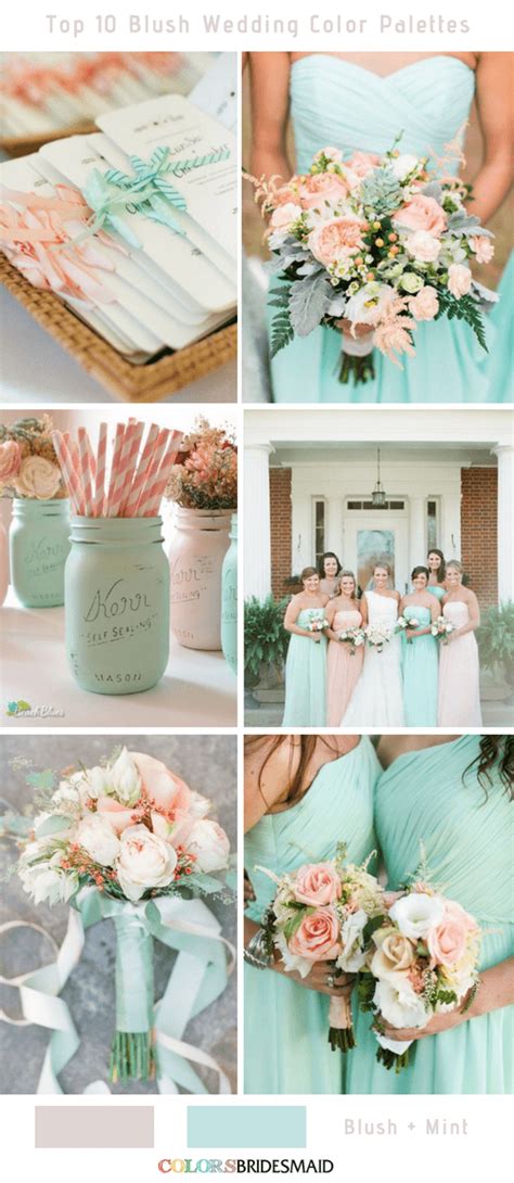 Top 10 Blush Wedding Color Palettes For Your Inspiration Colorsbridesmaid