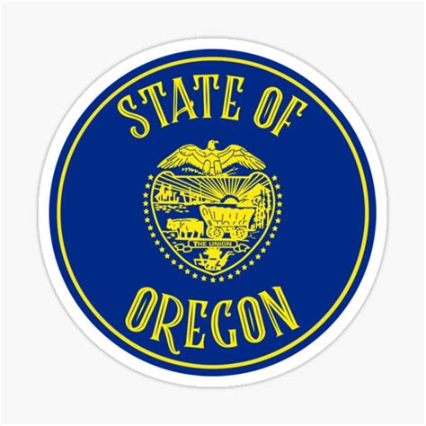 Proud Oregonian Sticker By Fedsherdesign Redbubble