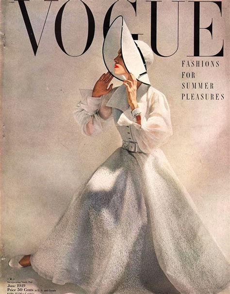 Vogue Cover 1949 Vintage Vogue Covers Vogue Magazine Covers Vogue