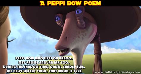 A Poem About Peppi Bow